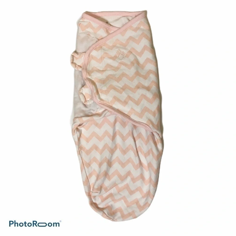 Swaddle Me Pink Chevron Swaddle Girls